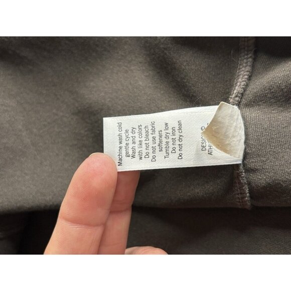 Athleta Skirt Womens Sz Small Chocolate Brown Tattle Nylon Spandex Pull On Soft - Picture 8 of 8